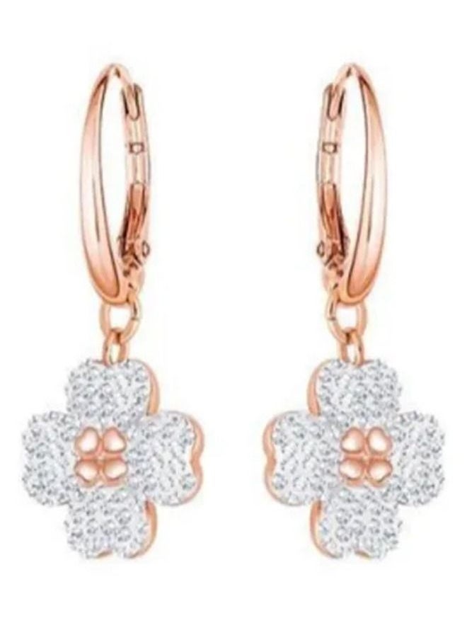 Chomel - Elegant Flower Earrings - Image 1