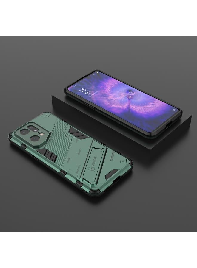 S-TOP Case For OPPO Find X5 Pro Punk Armor 2 in 1 PC + TPU Shockproof Phone Case with Invisible Holder - Image 5