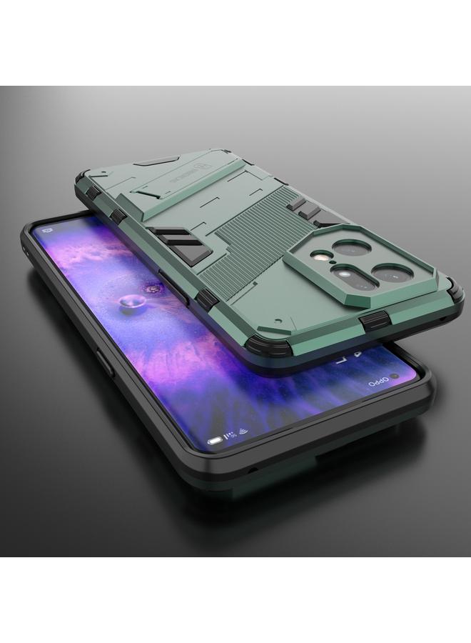 S-TOP Case For OPPO Find X5 Pro Punk Armor 2 in 1 PC + TPU Shockproof Phone Case with Invisible Holder - Image 4