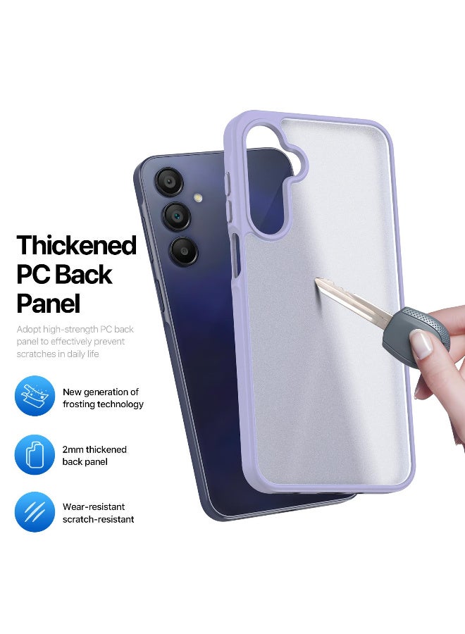 DUX DUCIS Yind Series Cover for the Samsung Galaxy A17 5G mobile phone a slim, TPU Hybrid PC  cover made of TPU, polycarbonate silicone - Light Purple - Image 5