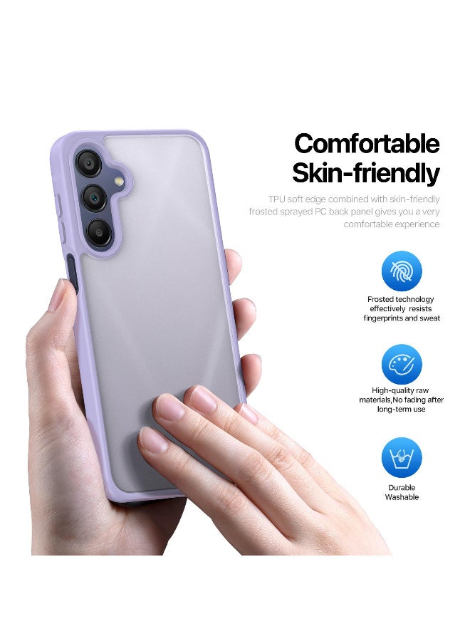 DUX DUCIS Yind Series Cover for the Samsung Galaxy A17 5G mobile phone a slim, TPU Hybrid PC  cover made of TPU, polycarbonate silicone - Light Purple - Image 4