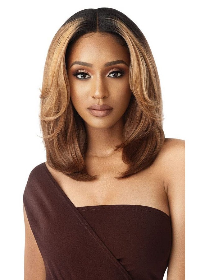 Outre Neesha Soft & Natural Synthetic Swiss Lace Front Wig Neesha 201 (Drffhnbrn) - Image 1