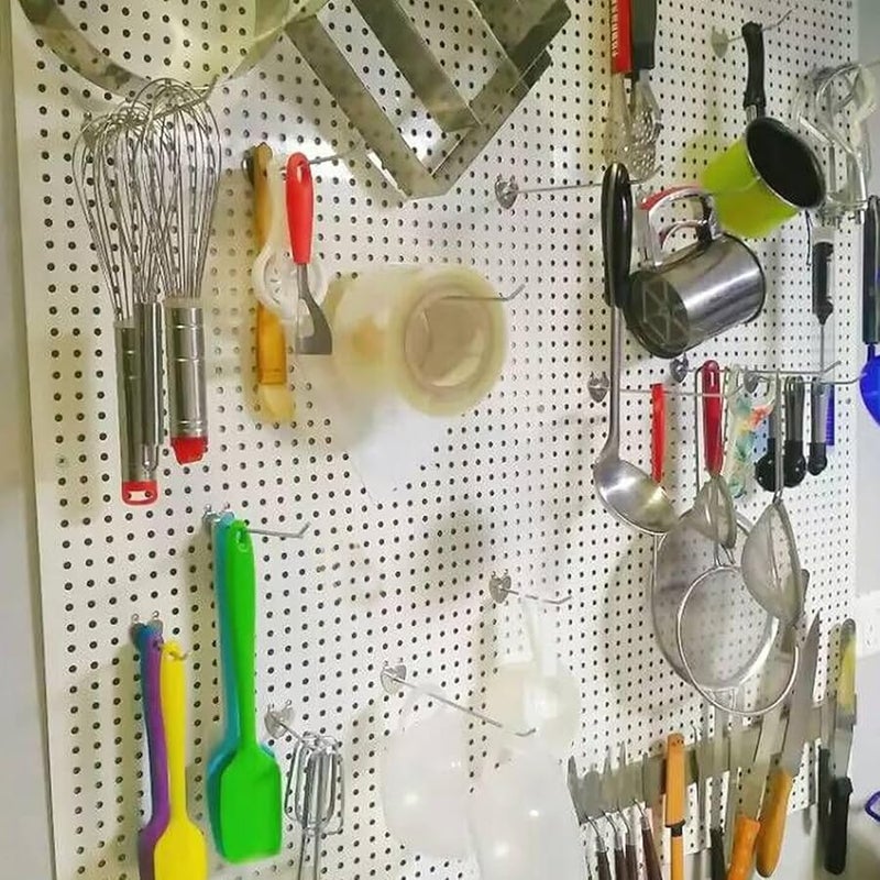 ثقيلة 20 قطعة قلب تفاح على شكل حديدي خطافات لوحة الأظافر لمتجر عرض سوبر ماركت تخزين المطبخ - Image 4