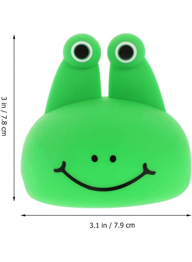Healifty Phlegm Remover Chest Physical Cup Cartoon Silicone Frog Palm Chest Percussion Mucus Remove Cup for Baby Gas Relief - Image 3