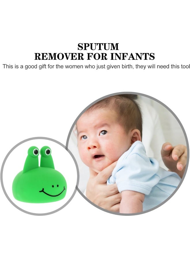 Healifty Phlegm Remover Chest Physical Cup Cartoon Silicone Frog Palm Chest Percussion Mucus Remove Cup for Baby Gas Relief - Image 2