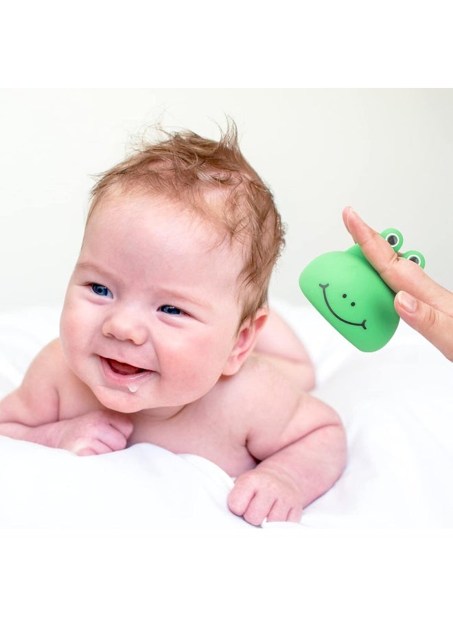 Healifty Phlegm Remover Chest Physical Cup Cartoon Silicone Frog Palm Chest Percussion Mucus Remove Cup for Baby Gas Relief - Image 5