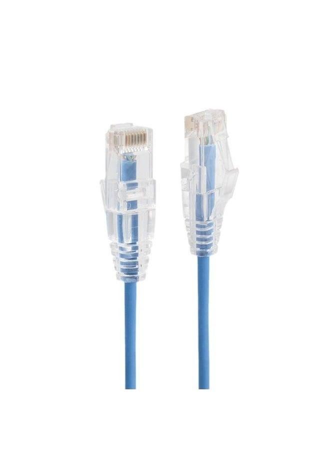 Home Router Cabinet Connection Network Cable Unshielded Ultra-class Six Gigabit Oxygen-free Copper CAT6A Jumper-Color:Purple-Line Length:1M  - Image 5