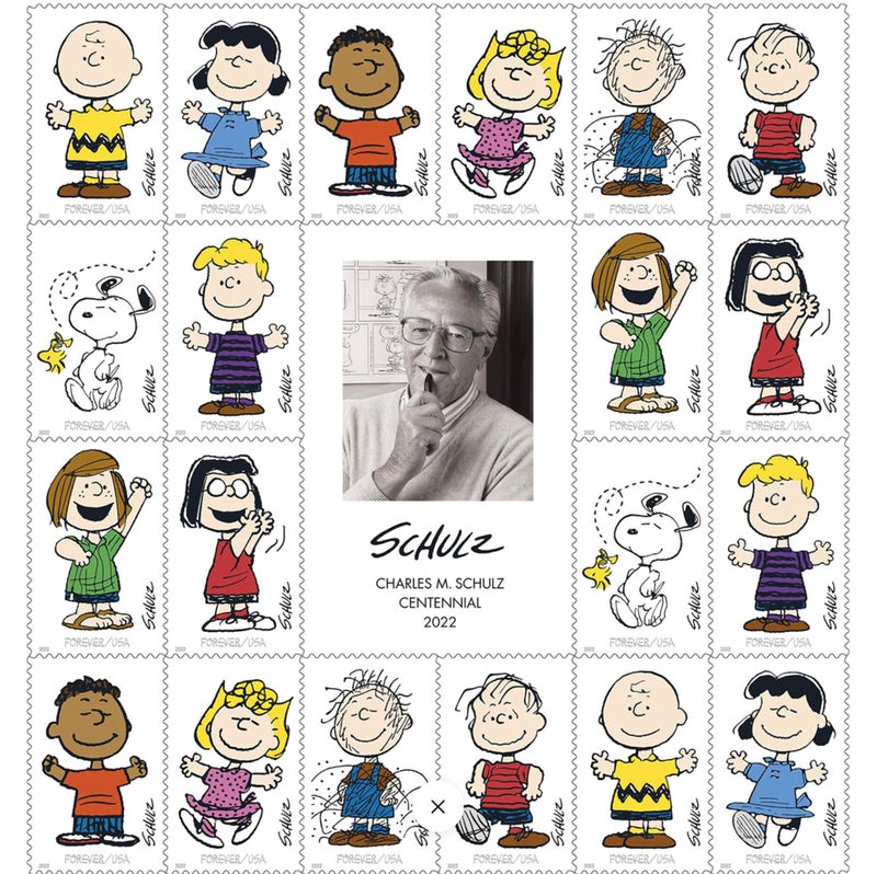 United States Postal Service Charles M Schulz First Class Forever Stamps 20221 Sheet  20 Pcs