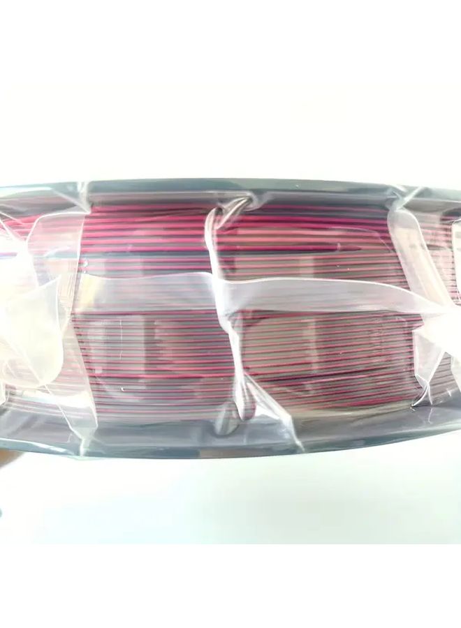 2 2LB Dual Color PLA 3D Printing Filament Silk Black Rose Red Glossy Finish 200 220C Printing Temperature 50 70C Hot Bed Temperature High Quality Material For Professional 3D Printing - Image 5
