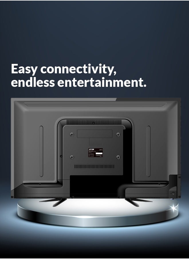 32" LED TV, Slim LED TV with WALL STAND and Remote Control, RO-32LP | HDMI & USB Ports ,Multi-language support.