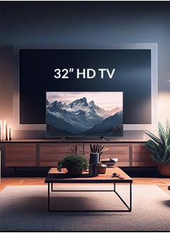 ARRQW Arrqw 32" LED TV, Slim LED TV with WALL STAND and Remote Control, RO-32LP | HDMI & USB Ports ,Multi-language support.  - Image 4
