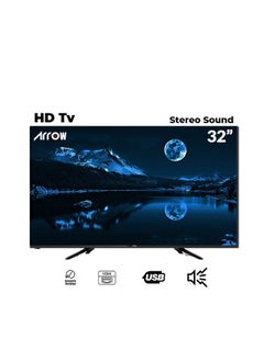 ARRQW Arrqw 32" LED TV, Slim LED TV with WALL STAND and Remote Control, RO-32LP | HDMI & USB Ports ,Multi-language support.  - Image 2