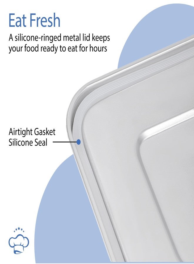 Chef's Path Bento Box with Aesthetic Bamboo Design, Leak-Proof 45.65oz Bento Lunch Box with Detachable Dividers, Airtight Silicone Lid for Fast and Easy Meal Prep - Image 4