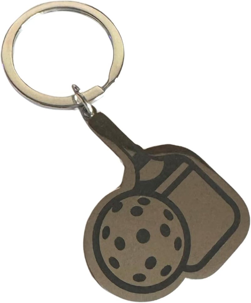FKC 45 Lbs Weightlifting Plate Keychain with Small Kettlebell and Train Beyond Pain tag, Silver, S - Image 1