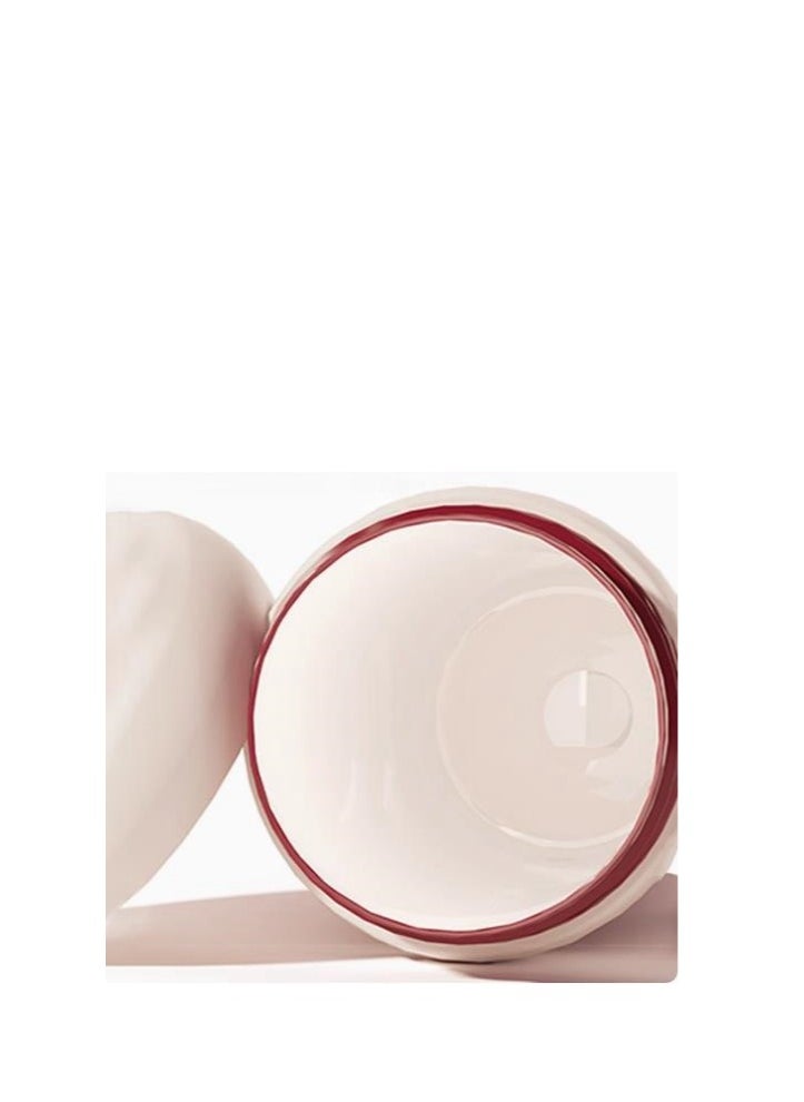 Generic - Big Mac Insulated Cup 750ml Large Capacity Water Cup New Ceramic Ice King Cup High Beauty Straw Cup - Image 1