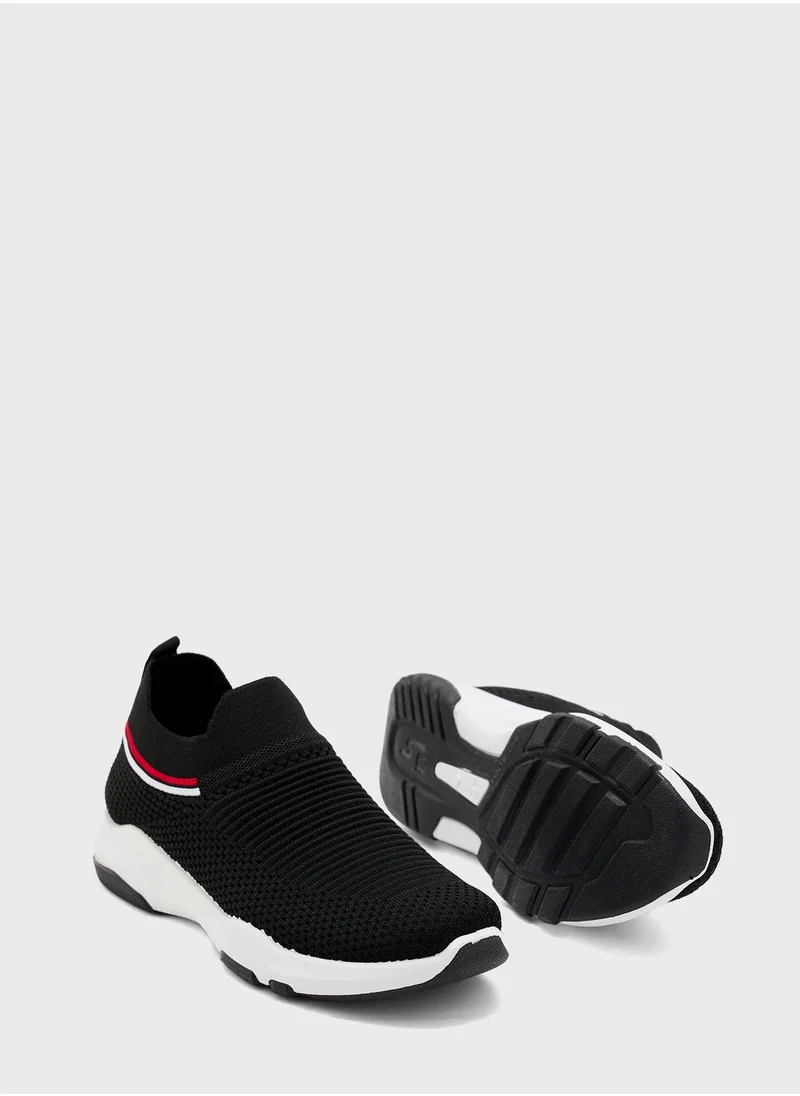 سفنتي فايف Casual Knit Slip On Sneakers