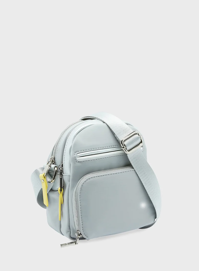 Vincci Zip Closure Crossbody