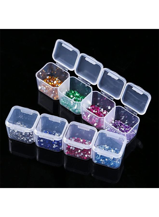 28 Grids Diamond Painting Boxes 2 Pack Organizer Plastic Embroidery Storage Box