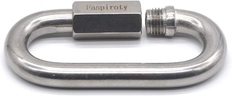 Faspiroty Locking Snap Hook Small Quick Coupling Chain Connector Circlip Keychain Buckle - Image 4