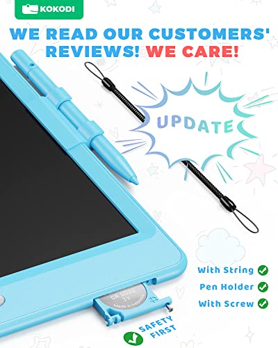 KOKODI LCD Writing Tablet, Gifts for 3 Years Old Boys and Girls，10 Inch Colorful Doodle Board Drawing Tablet, Erasable Reusable Electronic Drawing Pads, Educational and Learning Toys for Kids - Image 2