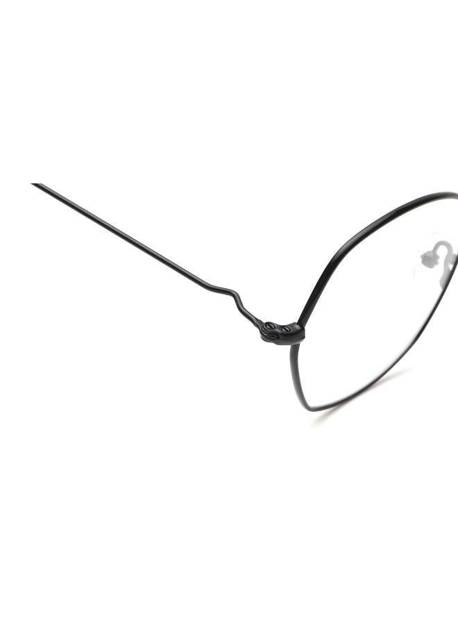 فاستراك نظارات طبية بإطار أسود دائري - Image 5