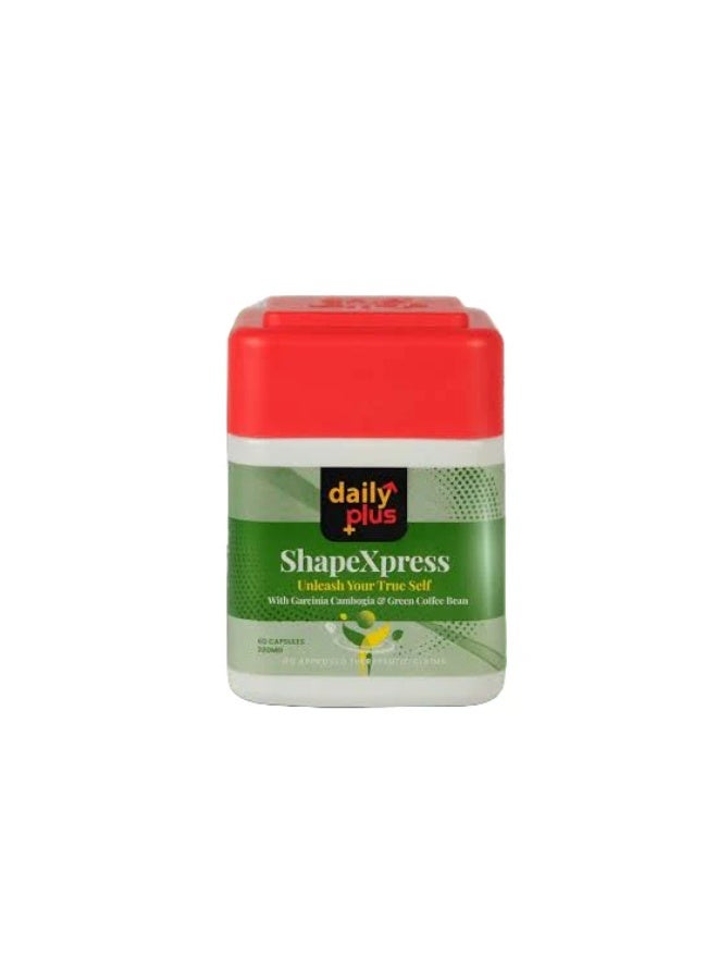 Daily Plus, ShapeXpress Unleash Your True Self 280mg x 60 Capsules