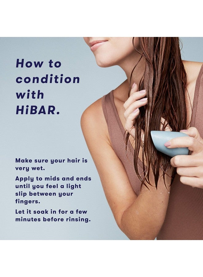 HiBAR Shampoo And Conditioner Bar Set All Natural Hair Care Plastic Free Travel Size Color Safe Eco Friendly Solid Sustainable Bars Zero Waste (Soothe) - Image 5