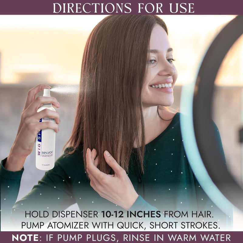 Brandywine Non-Aerosol Wig Spray for Synthetic and Natural Hair Wigs (1 Pack) Multi item matching - Image 5
