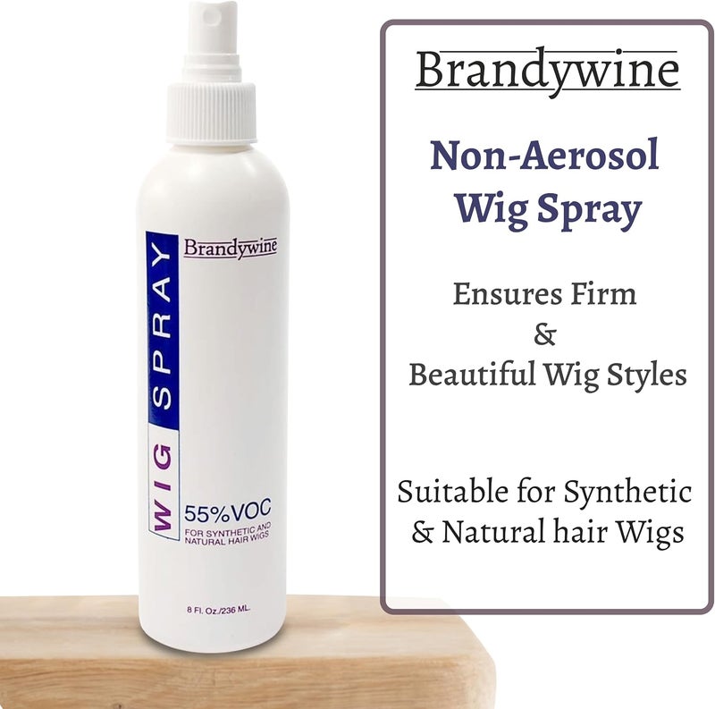 Brandywine Non-Aerosol Wig Spray for Synthetic and Natural Hair Wigs (1 Pack) Multi item matching - Image 1