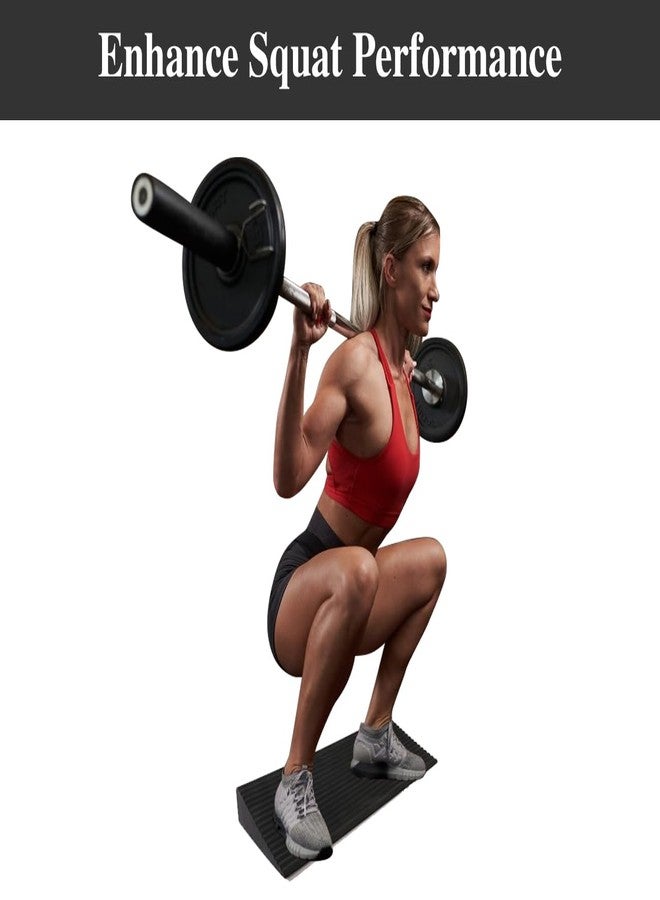UKIA Large Slant Board Squat Wedge - Heel Elevated Squat Platform for Weightlifting & Mobility Improvement - Image 4
