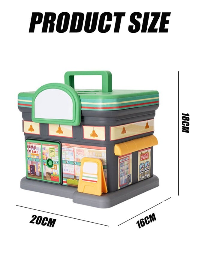 Aikenn Children's DIY Large Capacity Piggy Bank Toy with Key Green Piggy Bank for Home Use School Savings Outdoor Gift - Image 2