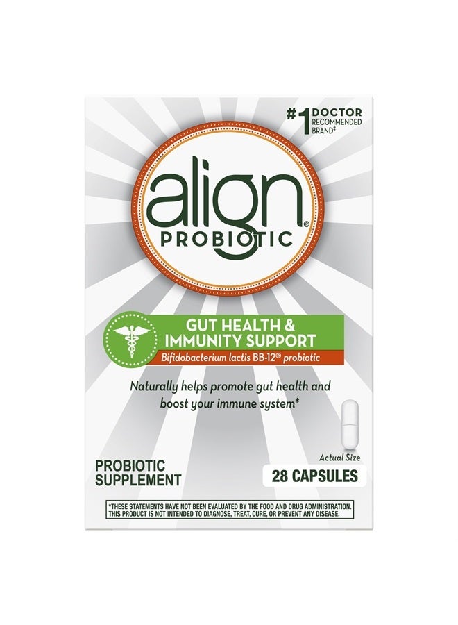 Align Gut Health & Immunity Probiotic, Daily Digestive Support for Women and Men, Helps Support Immune and Digestive Health, 28 Capsules - Image 1