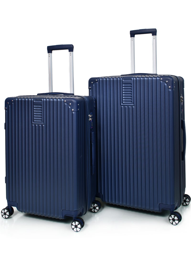 MORANO 3-Piece Unisex Morano Travel Luggage Trolley Set ay Blue Size 28''-24''-20'' Inches. - Image 2