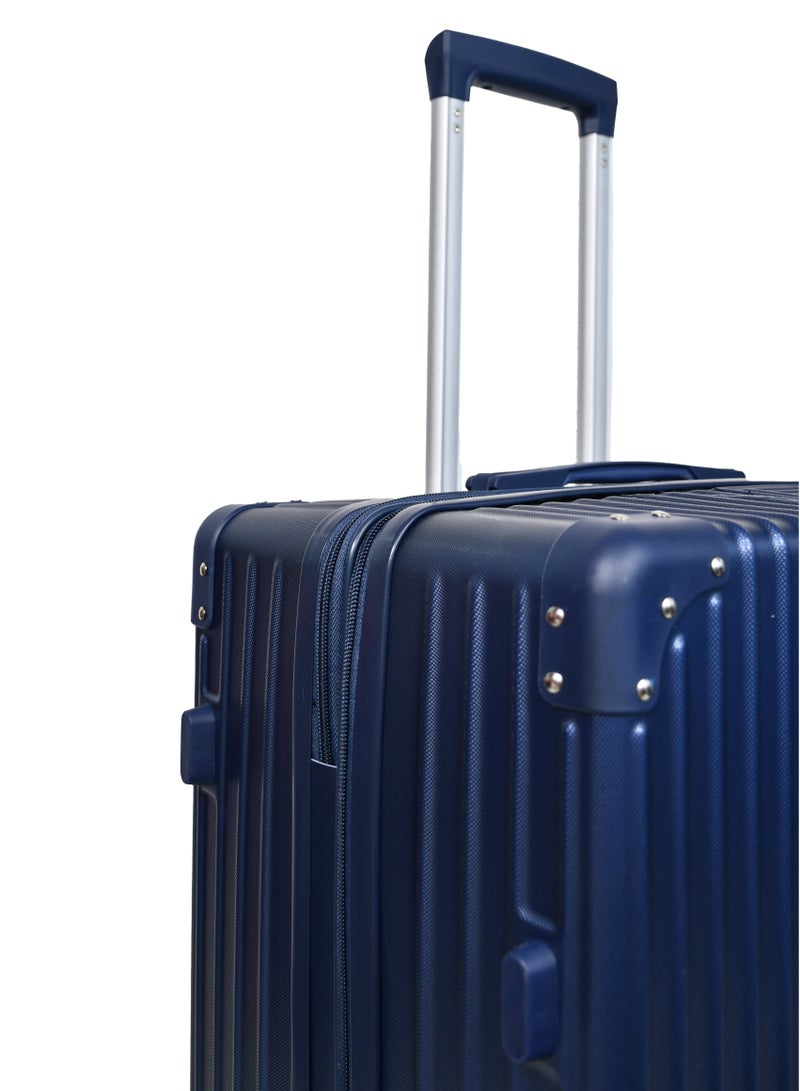 MORANO 3-Piece Unisex Morano Travel Luggage Trolley Set ay Blue Size 28''-24''-20'' Inches. - Image 5