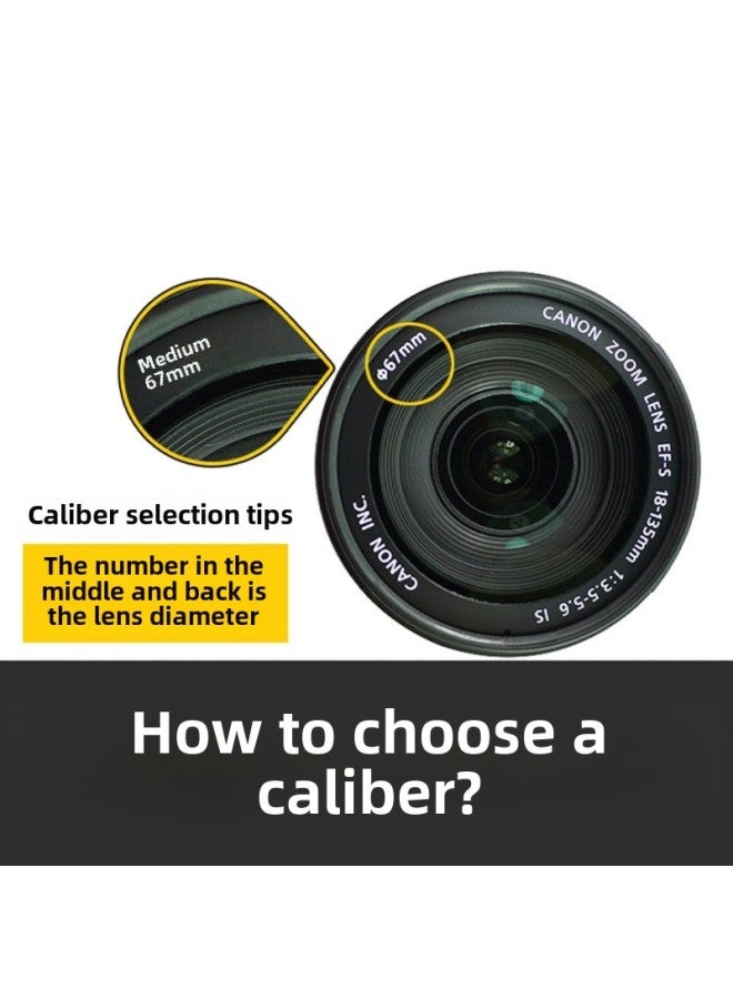 عدسة ناعمة بتركيز ناعم SLR كاميرا واحدة صغيرة فلتر ضبابي لكاميرات كانون لعدسات سوني فوجي ونيكون - اللون: 67 ملم - Image 3