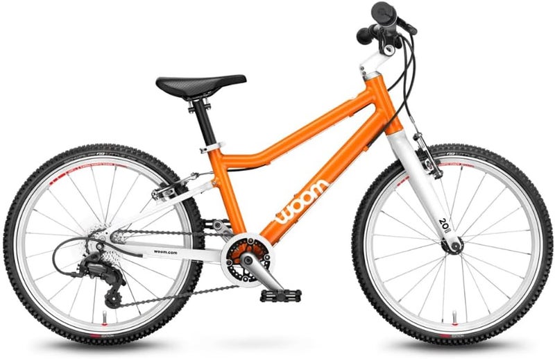 20-Inch Micro Shift Kids Bike | 20-Inch Wheel Size | 4-Speed | Adjustable Seat | Flame Orange