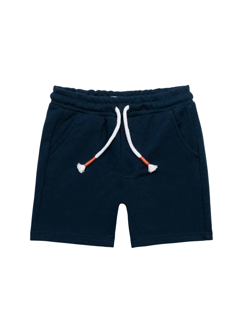 MINOTI Boys T-Shirt and Shorts Set with Stripe Print for Summer