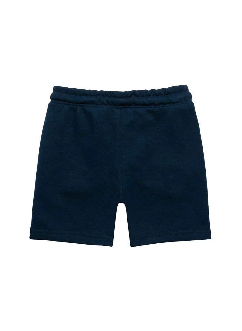 MINOTI Boys T-Shirt and Shorts Set with Stripe Print for Summer