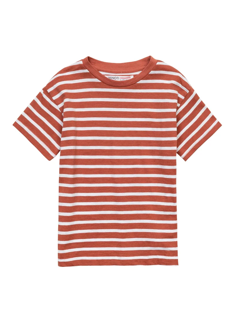 MINOTI Teen Boys  Striped T-Shirt And Short Set