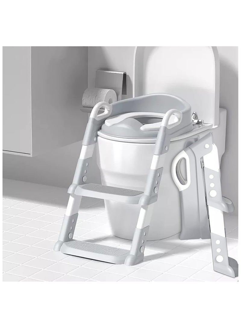 Ridge Foldable Toddler Potty Training Seat with Ladder - Comfortable and Safe Use with Non-Slip Ladder - Image 5
