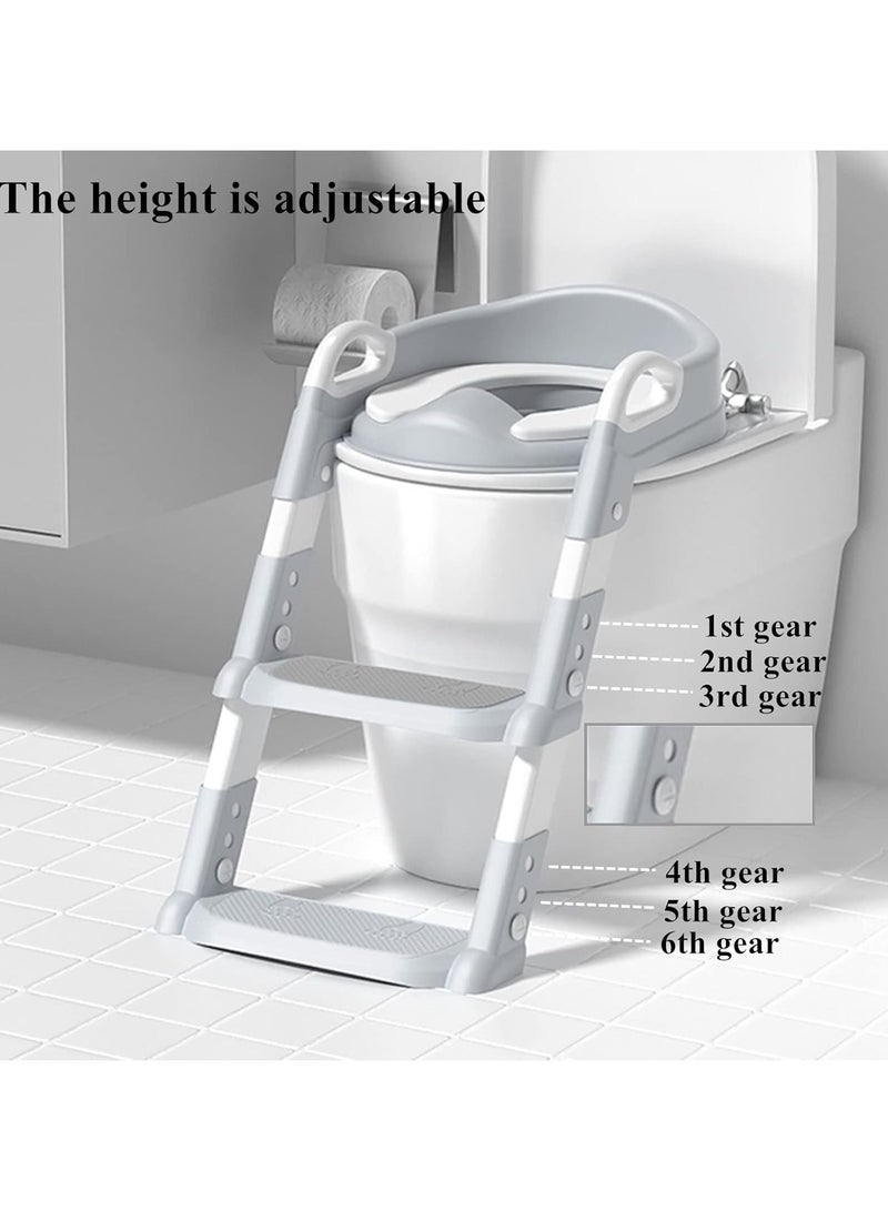 Ridge Foldable Toddler Potty Training Seat with Ladder - Comfortable and Safe Use with Non-Slip Ladder - Image 3
