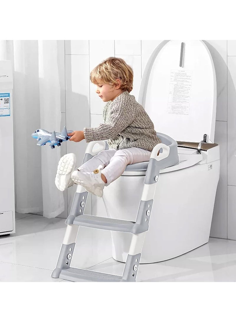 Ridge Foldable Toddler Potty Training Seat with Ladder - Comfortable and Safe Use with Non-Slip Ladder - Image 4