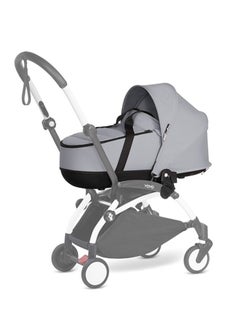 BABYZEN Babyzen Yoyo 0+ Bassinet Includes Thick Double Mattress, Ventilated Shell And Canopy Requires Babyzen Yoyo2 Frame Stone  - Image 2