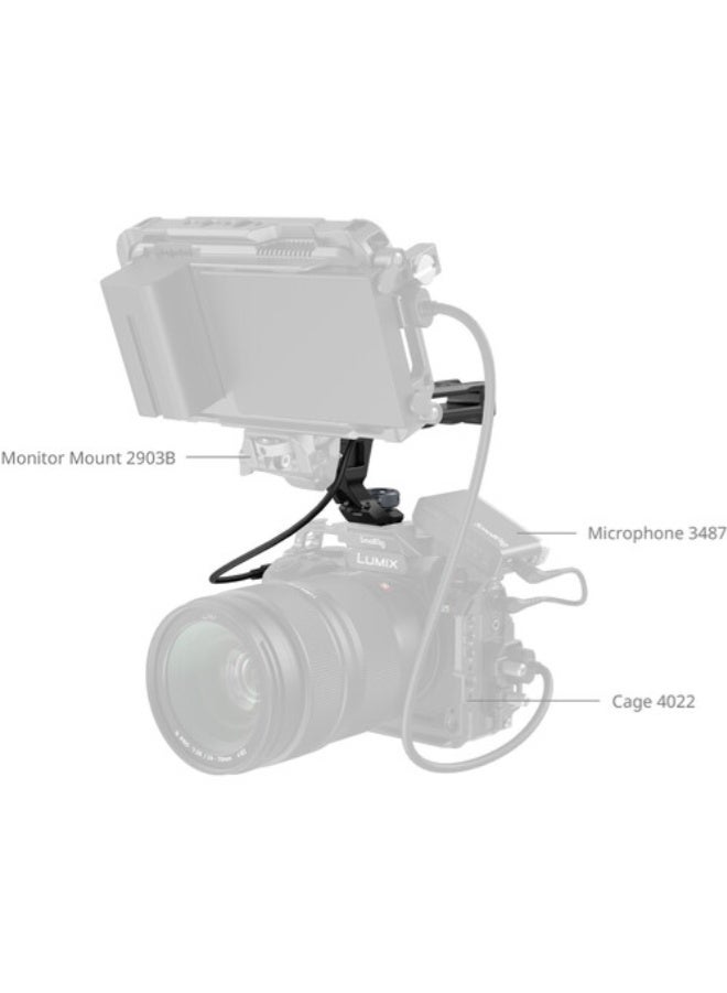 SmallRig Top Handle with Record Start/Stop Remote Trigger (3/8"-16 ARRI Mount) - Image 2