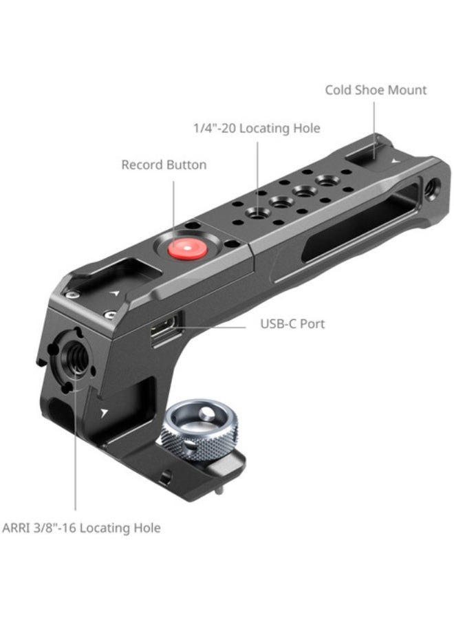 SmallRig Top Handle with Record Start/Stop Remote Trigger (3/8"-16 ARRI Mount) - Image 5