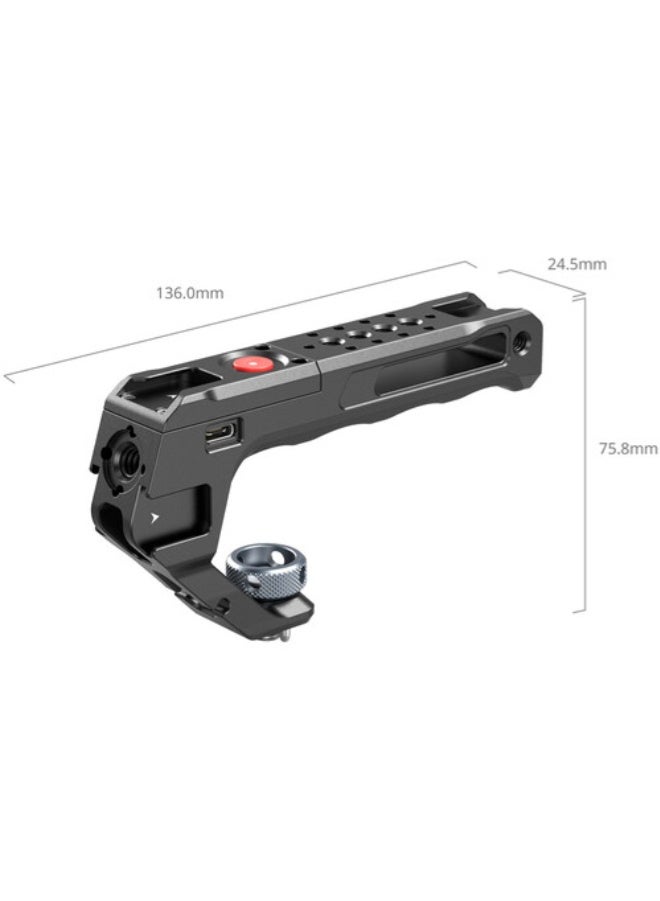 SmallRig Top Handle with Record Start/Stop Remote Trigger (3/8"-16 ARRI Mount) - Image 3