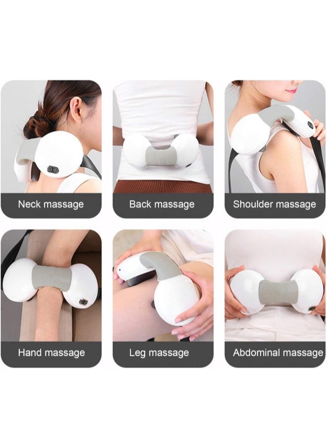 silvercnc Electric Neck Massager, Portable Cordless Neck Care Massager with Heat for Kneading  - Image 2