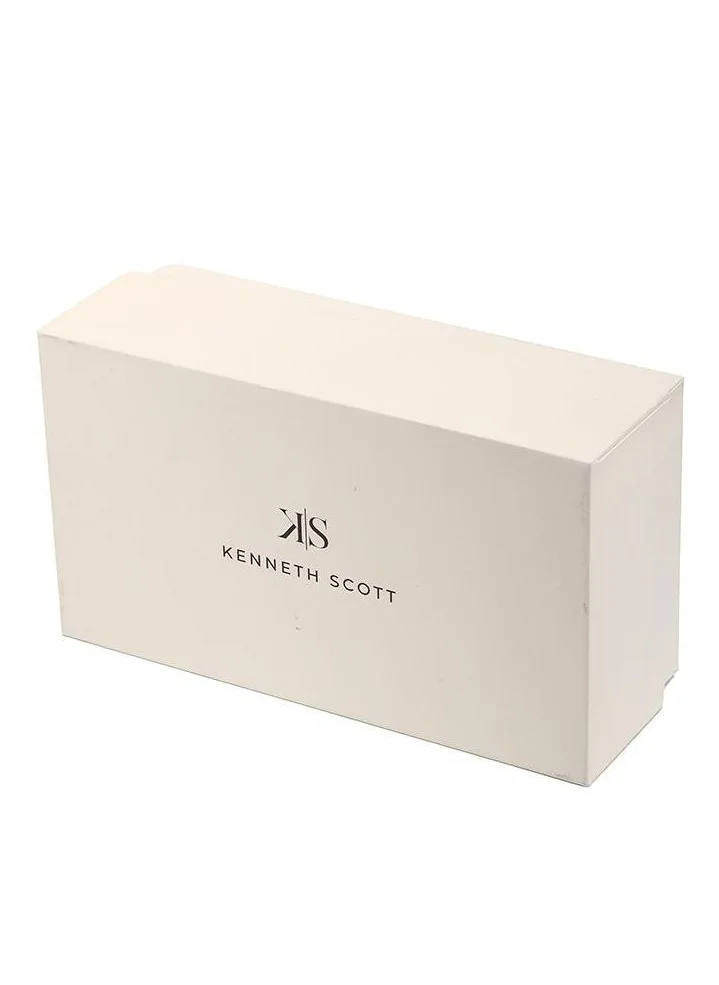 KENNETH SCOTT Kenneth Scott K22133-GMGC Men's Multi Function Display Watch & Mesh Strap Gold