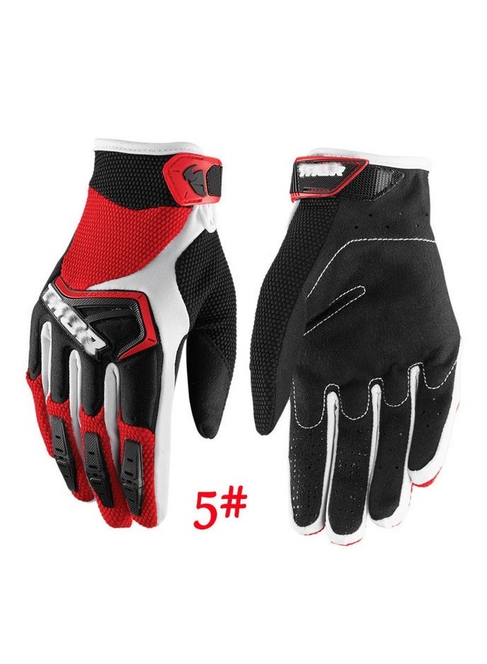 Fox New Off-road Motorcycle Racing Mountain Bike Riding All Finger Gloves - Image 1