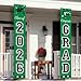 DAZONGE Green Graduation Decorations 2026 Class of 2026 Porch Banner for Party Supplies 2026 Graduation Party Decorations for Any Schools or Grades - Image 4